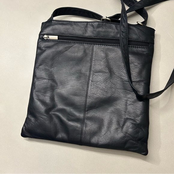 The Boutique of Leathers crossbody bag,black, soft leather - Picture 3 of 6